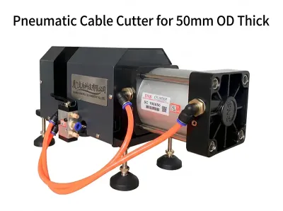 空気圧ケーブル切断機 最大OD50mm対応 WPM-C50 - 切断機