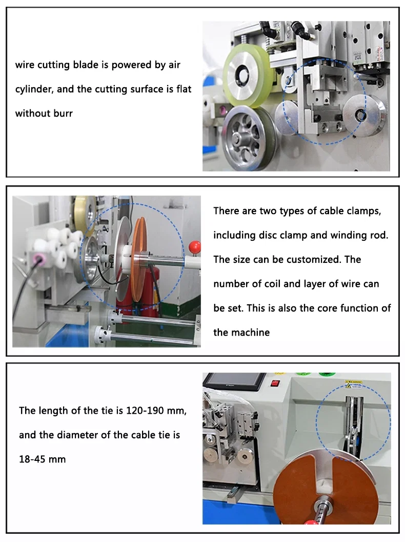 Semi-automatic cable cutting winding meter counting machine 半自動ケーブル切断巻線計計数機