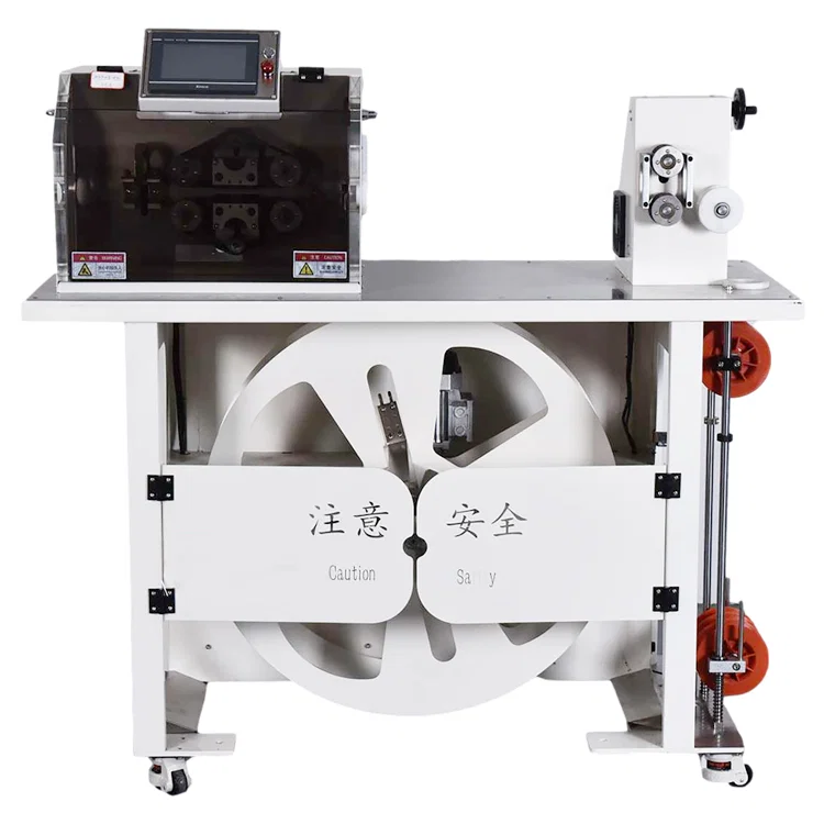 丸型プラスチックパイプ切断機、切断機、パイプ切断機、自動コルゲートパイプ切断機