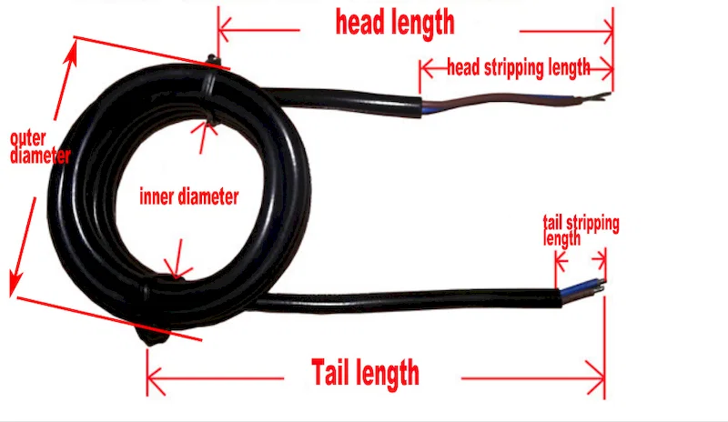 全自動電源コードケーブル切断ストリッピング巻線結束機WPM-CRT-03M、ケーブルカットストリップ巻線結束機、自動カットストリップ結束機、電源コードケーブル結束機のサンプル