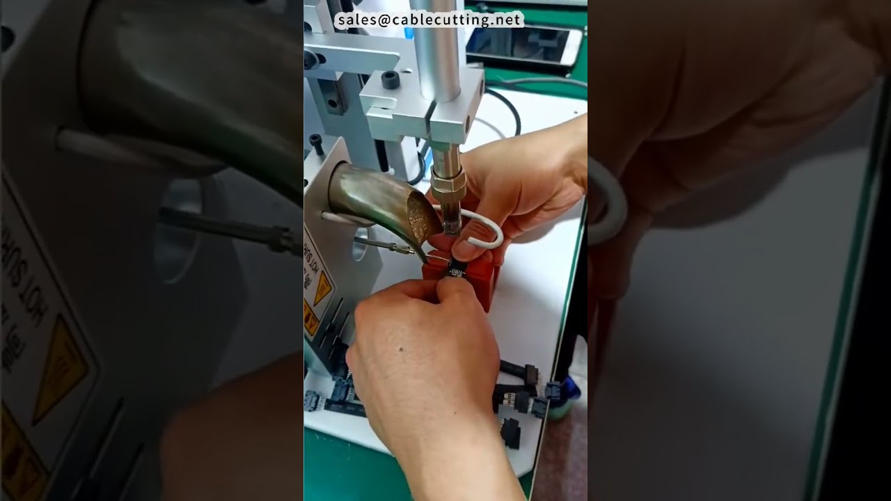 8P SATAケーブル半田付け機 低不良率・完全半田接合 #工場 #機械 #DIY