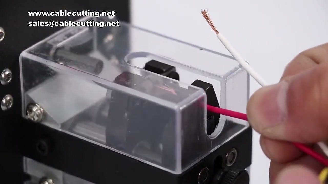 JST自動電磁誘導被覆剥離機 0.3～4.0mm²対応 半自動高精度細線剥線機