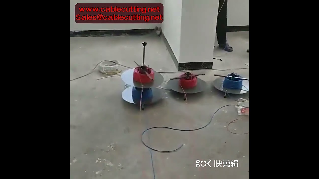 1234層ロータリーワイヤーフィーダー | ワイヤー剥離・切断機用高効率回転ディスクケーブルコイル供給ツール