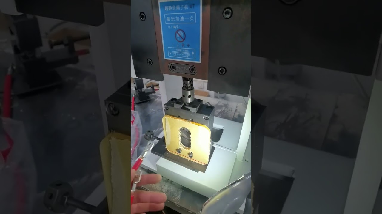 4T端子圧着機｜六角形金型で銅ラグ端子を確実圧着 #工場 #機械