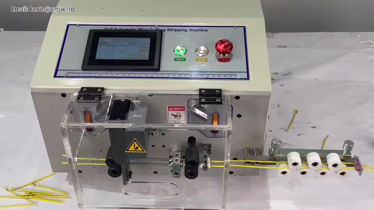 0-1-8-0mm² Touch Screen Wire Stripping Machine | Automatic Adjustable Cable Peeling Cutting Cutter