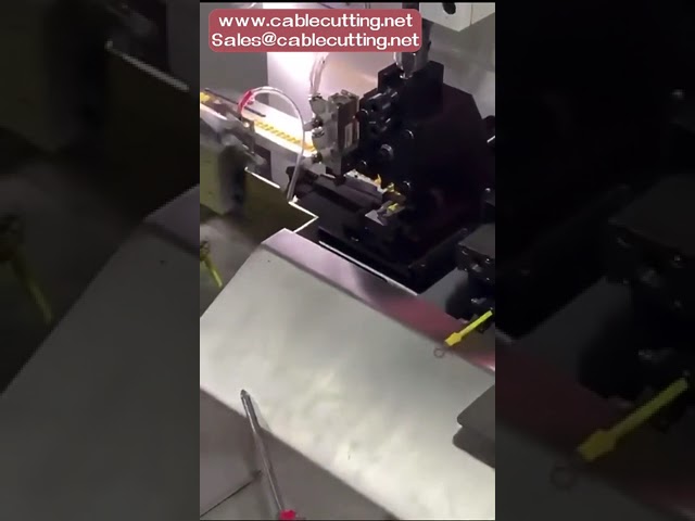 Automatic Custom Ring, Round, Spade, and Flag Pin Insulated Terminal Applicator Crimping Machine