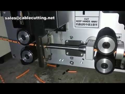 Automatic Wire Cutter and Stripper with Window Strip Cut Machine