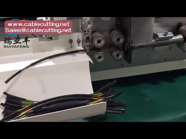 フラットケーブル外皮・芯線切断剥離機｜高精度ケーブル剥離機