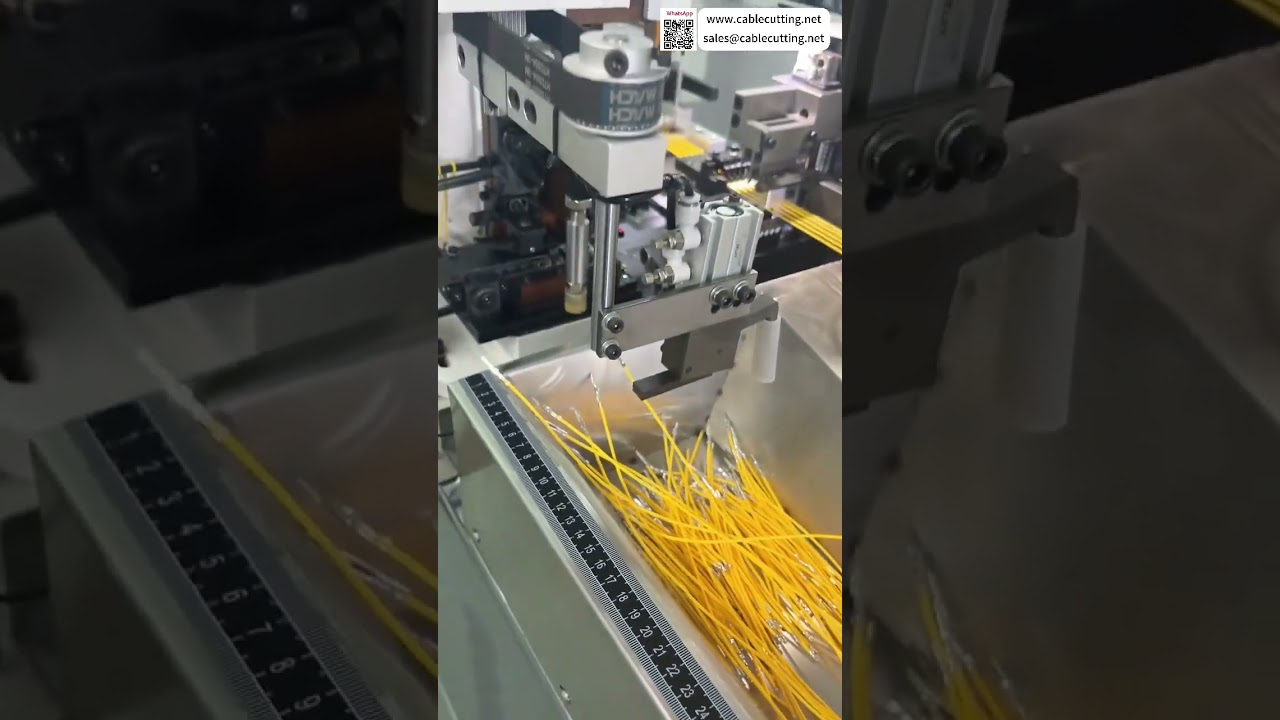 5線式両頭端子圧着機 クライアントケーブル専用カスタム出力ツール 高生産設定 - ショート動画