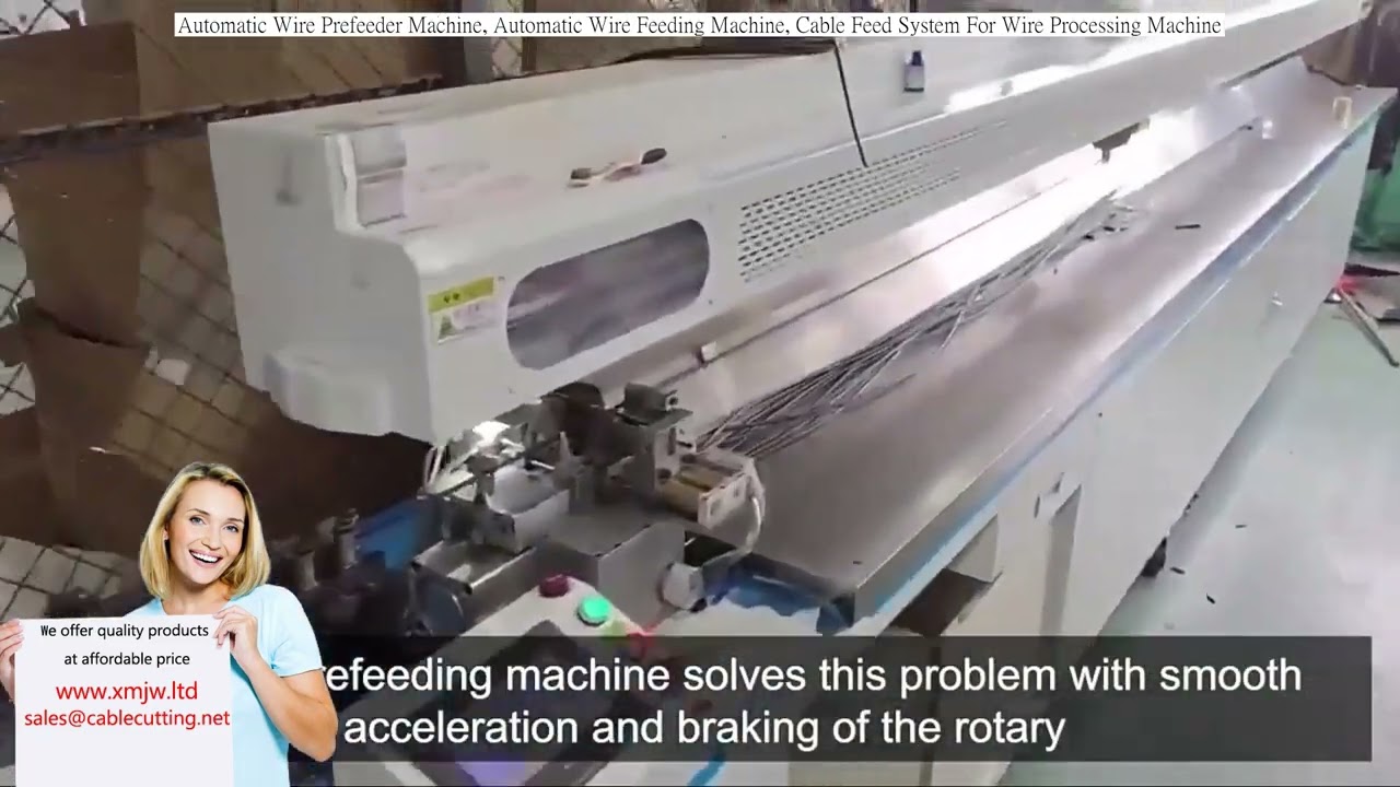 Automatic Wire Prefeeder and Feeding Machine | Cable Feed System for Wire Processing