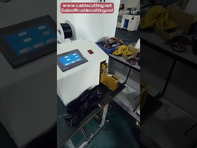 OD40～80mm対応 手動USBケーブル結束機 | CE認証済み 電源コード結束マシン