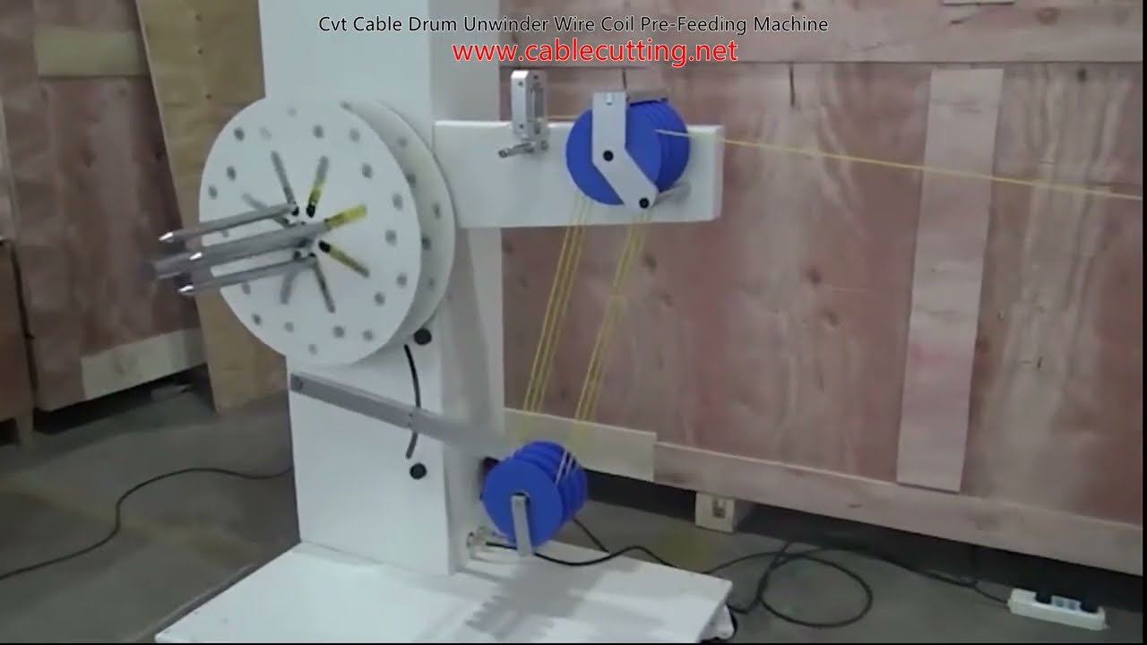 CVTケーブルドラムアンワインダー・ワイヤーコイル予備供給機