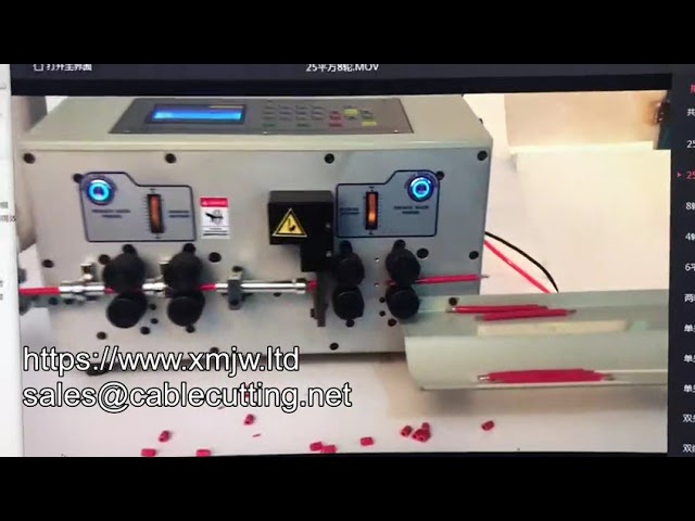 WPM-104 Double Cable 25mm2 Single 45mm2 Scrap Copper Wire Cutting Stripping Twisting Machine
