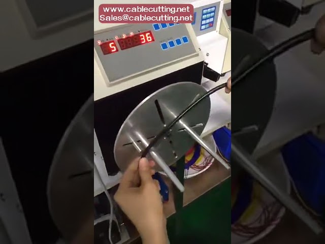 Handheld Mobile Phone USB Data Cable Wire Winding Micro Type-C Cable Tying Packing Machine