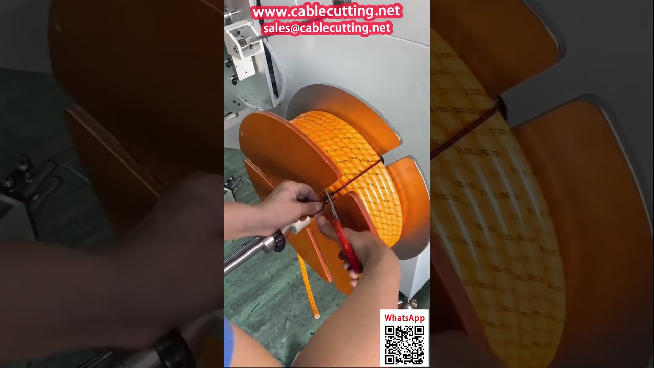 高圧スプレーホース向けフラットコイル整列巻き取り・計数機