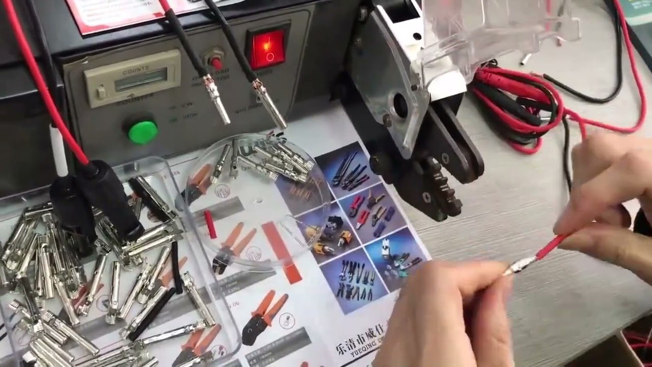 New Electric Terminal Crimping Machine EM-6-B-2 PRO with Wire Stripping and Cutting Function