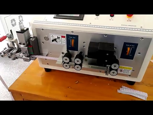 人気の自動フラットリボンケーブル分割・被覆剥離機 | 2～40ピン対応
