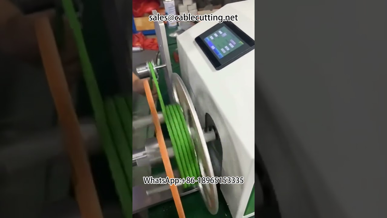 Automated Wire and Cable Winding Machine for Data Cables