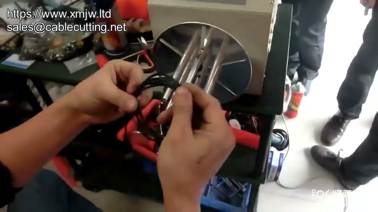半自動ワイヤー巻取り機・ケーブルコイリングマシン【工場自動化機器】