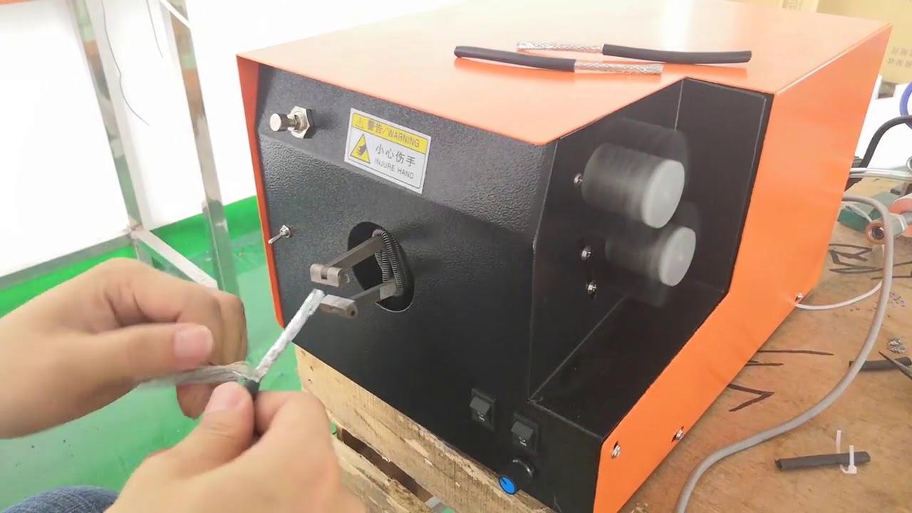 WPM 03B ケーブルシールドブラシ矯正・撚り機 | 工業用ブラシ加工