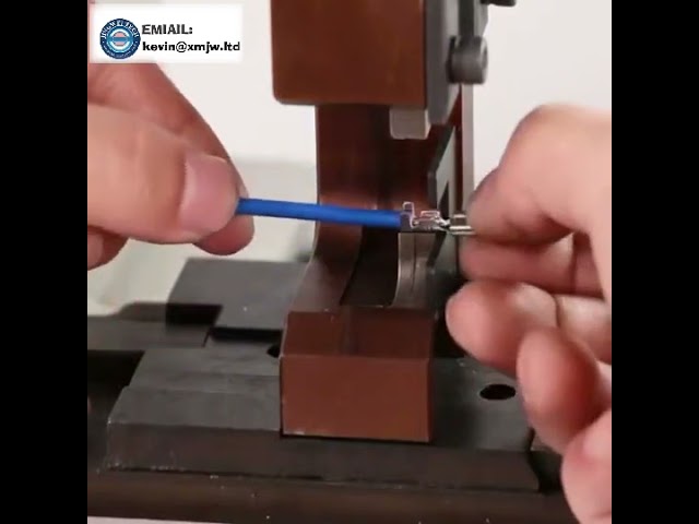 Wire Strip and Crimp Machine with OTP Mold for Insulated Terminal Crimp Applicator