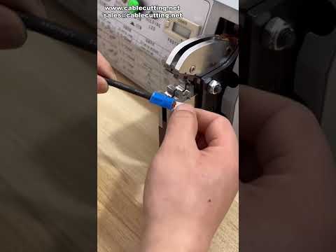 高効率電動端子圧着機 | 絶縁端子・SC端子対応 | 工場自動化用