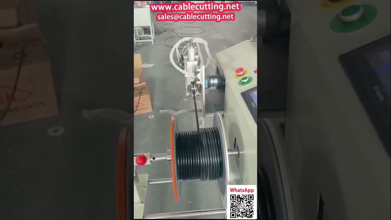 4-in-1 Automatic Wire Rewinding Machine with Counter, Winding, Laying, and Cutting