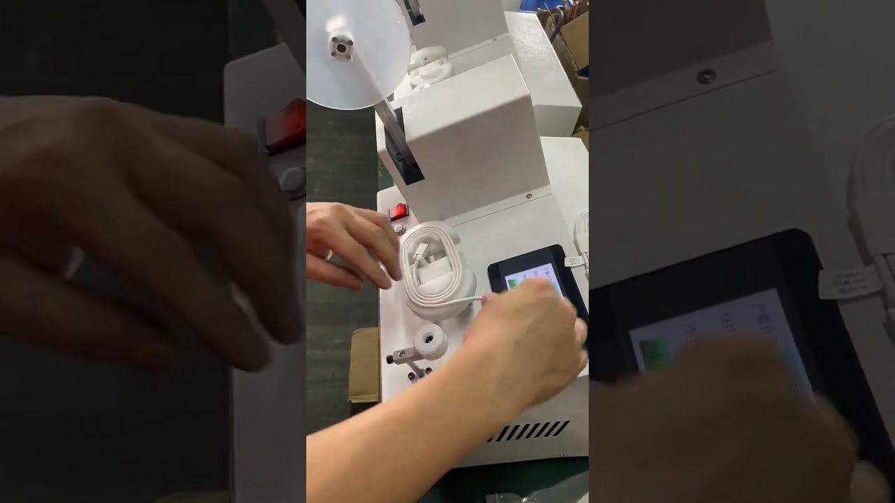 データケーブル紙カード巻線機｜高効率自動化包装ライン #機械 #工場