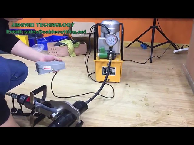 HHB 700A フットスイッチ制御 380V電磁油圧ポンプ 7Lタンク【産業用油圧ユニット】