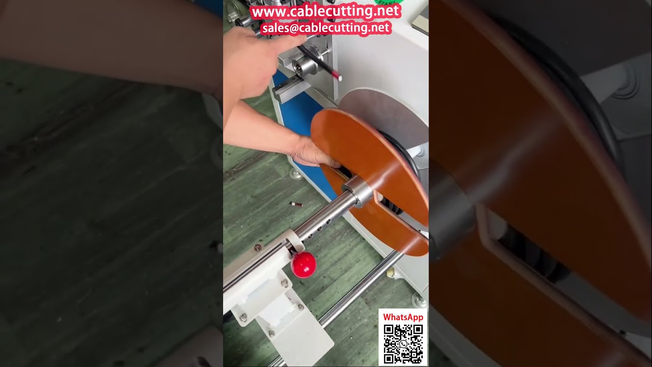 パワーケーブル自動巻き取り・計数・切断機 | 産業用ワイヤー加工装置