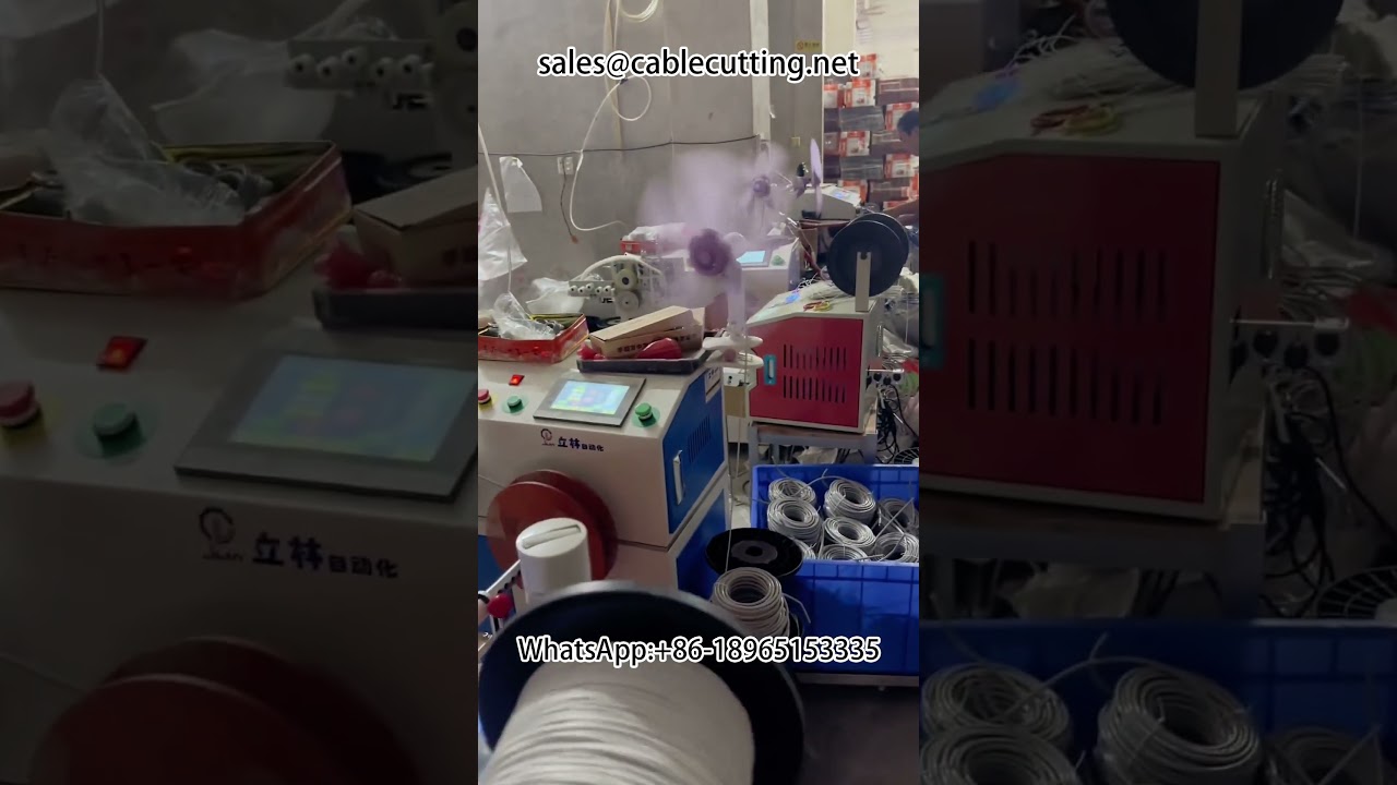 Automatic Meter Winding and Tying Machine for Wire Processing and Network Patch Cords