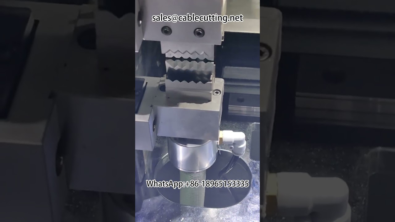 5線式両頭端子機 #ハーネス設備 #工場 #自動化機械