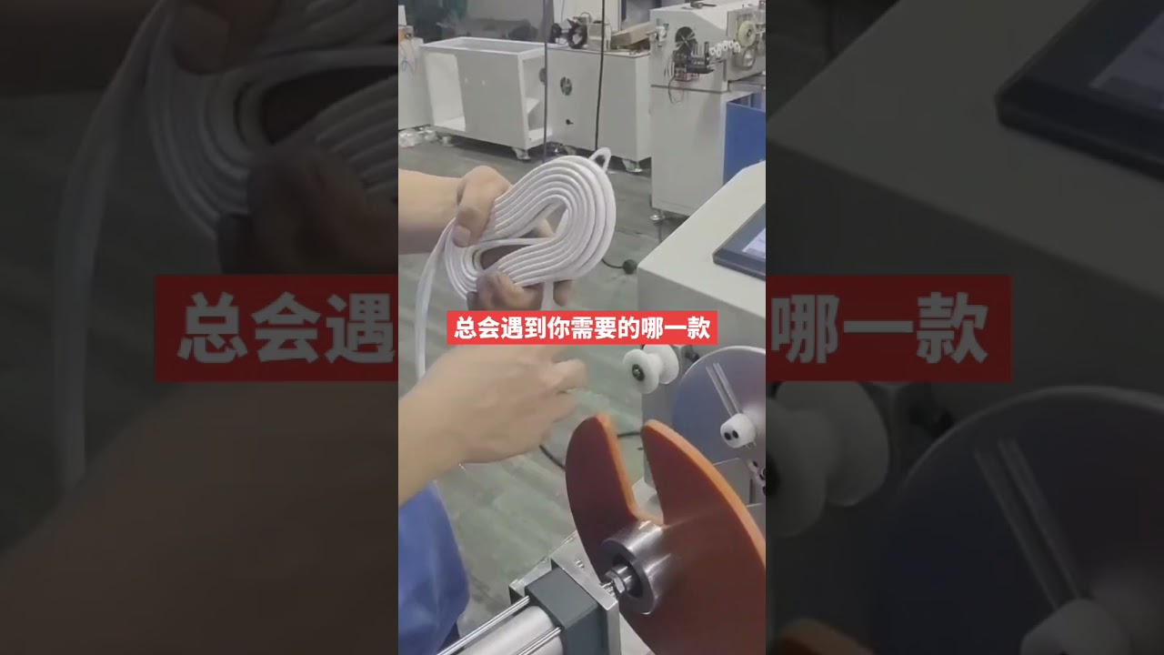 高精度ワイヤーハーネストラバース巻線機 #工場 #機械