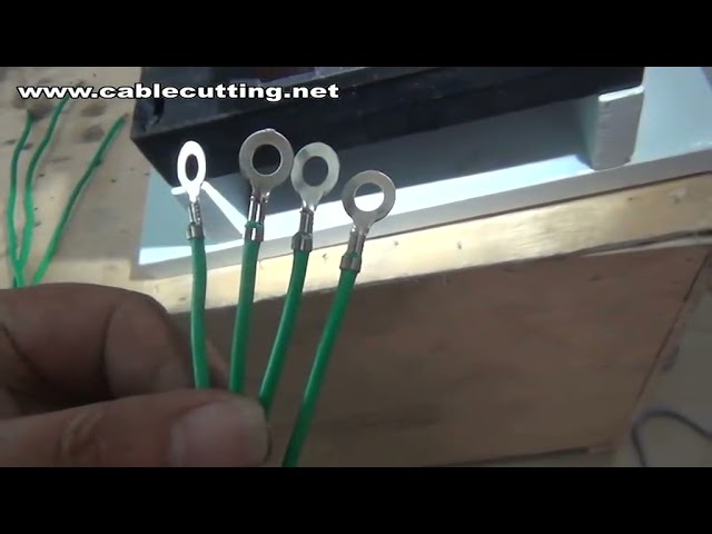半自動電線圧着機 | 10sqmm対応ワイヤー圧着・端子圧着機