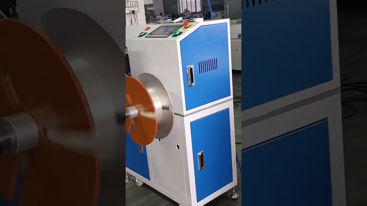 Automatic Hose Metering, Counting, Sorting, Cutting & Tube Coiling Machine