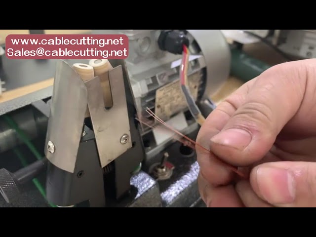 マグネット線・漆包線用 卓上剥線機 | 高精度業務用ワイヤー剥線機