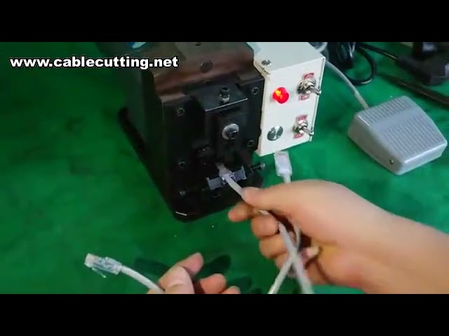 携帯用ケーブルラグ圧着工具　ワイヤー端子圧着ツール　ピン端子圧着機