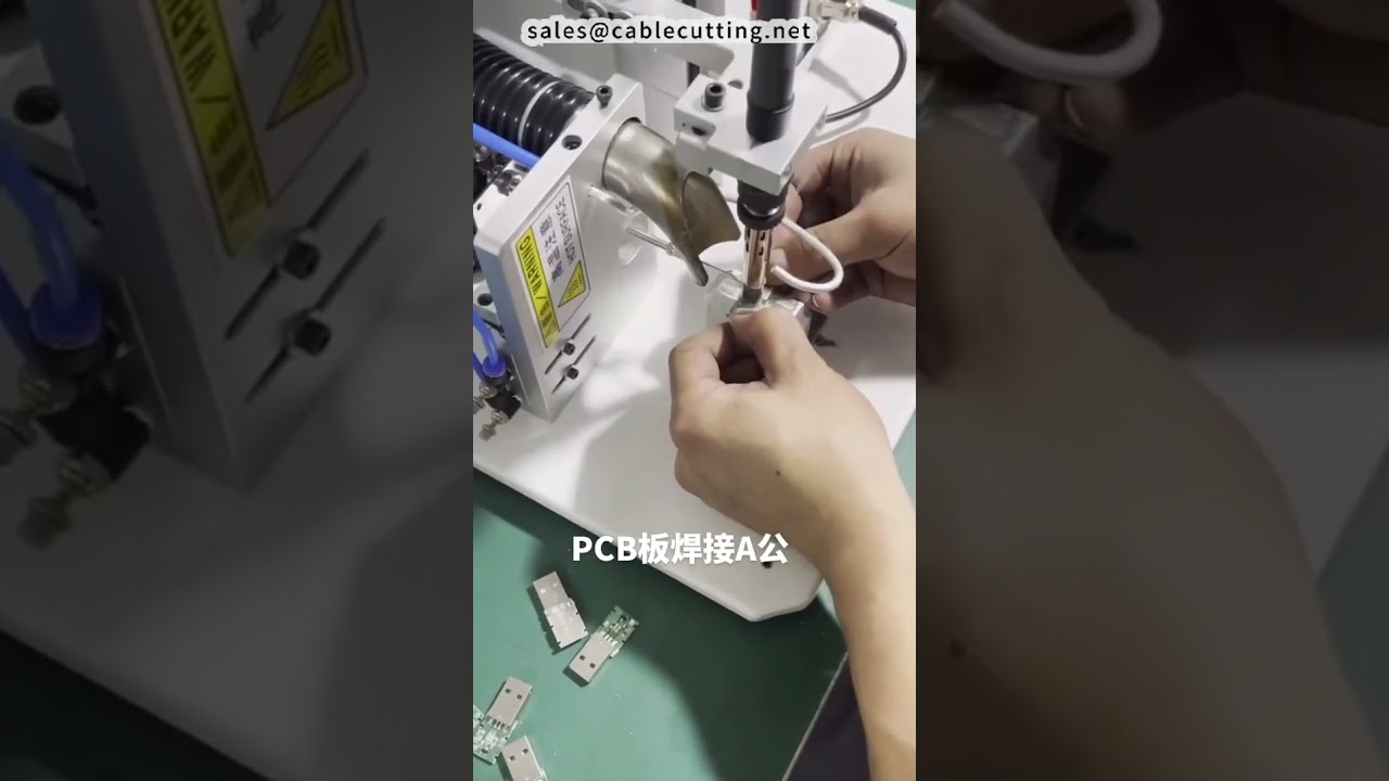 半田付け機とハーネス設備の実演 – 工業用組立ライン向け