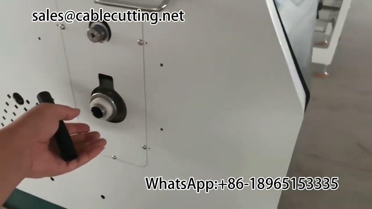 コルゲートパイプ切断機 #波形管切断 ワイヤーハーネス加工設備