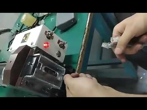 小型RJ45圧着機 | CAT5/CAT6対応 メタル製8ピン端子 高耐久