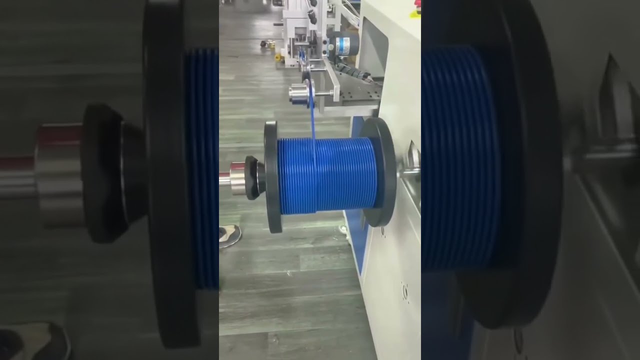 115 Precise Metering Wire Coiler for Large to Small Rolls, with Cutting for Plastic & Hollow S