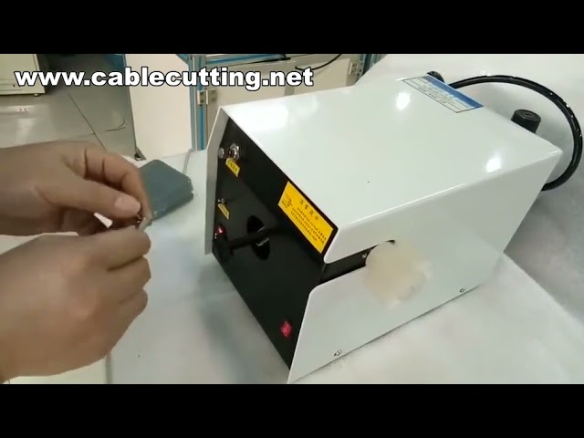 Automatic Shielded Cable Wire Brushing Machine for Shielding Wire Cables